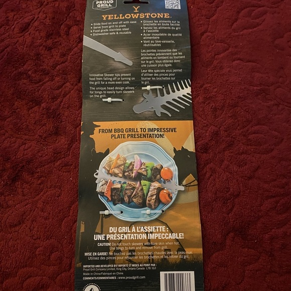 Proud Grill Slide & Serve BBQ Skewers. Brand new set of 4. - Picture 4 of 4